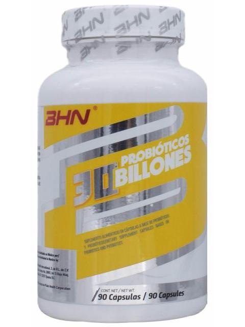 30 BILLONES DE PROBIOTICOS 90 CAP BHN