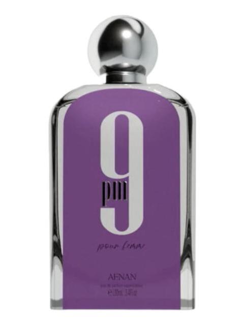 9PM POUR FEMME AFNAN EDP 100 ML SPRAY ( PURPLE) MUJER