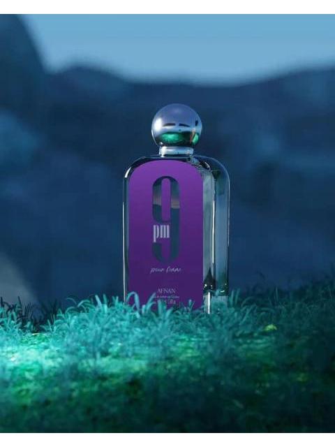 9PM POUR FEMME AFNAN EDP 100 ML SPRAY ( PURPLE) MUJER