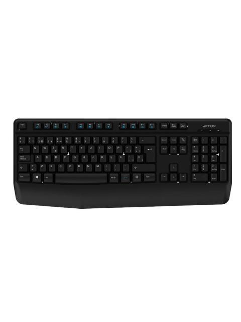 KIT DE TECLADO Y MOUSE ACTECK CREATOR PLUS MK465 INALAMBRICO USB NEGRO