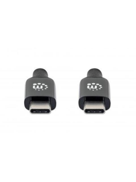 MANHATTAN CABLE USB C MACHO - USB C MACHO 3 METROS NEGRO