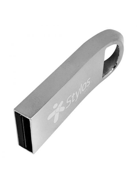 MEMORIA USB STYLOS ST500 16GB USB 2.0 PLATA