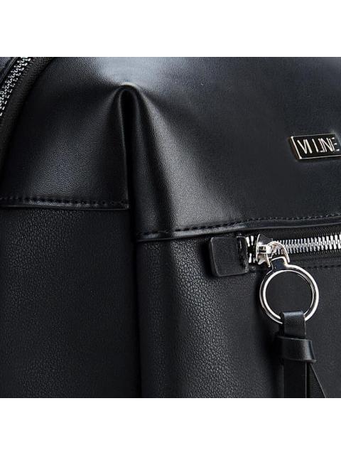 MOCHILA ACABADO PU NEGRO VI LINE