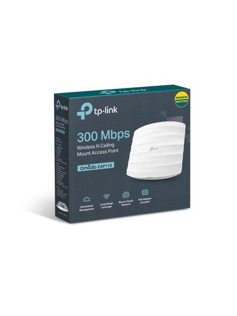 ACCESS POINT INALAMBRICO DE TECHO TPLINK EAP110 DE ADMINISTRACION CENTRALIZADA EN LA NUBE