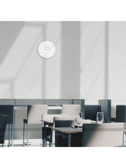 ACCESS POINT TP-LINK DE BANDA DUAL MU-MIMO AX1800 OMADA MESH 1775MBIT-S 1X RJ-45 2.4-5GHZ ANTENAS INTERNAS
