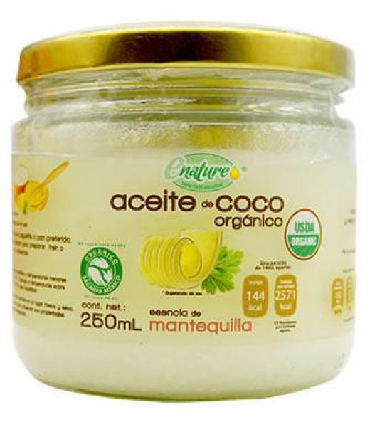 ACEITE DE COCO SAB MANTEQUILLA 250 ML E-NATURE