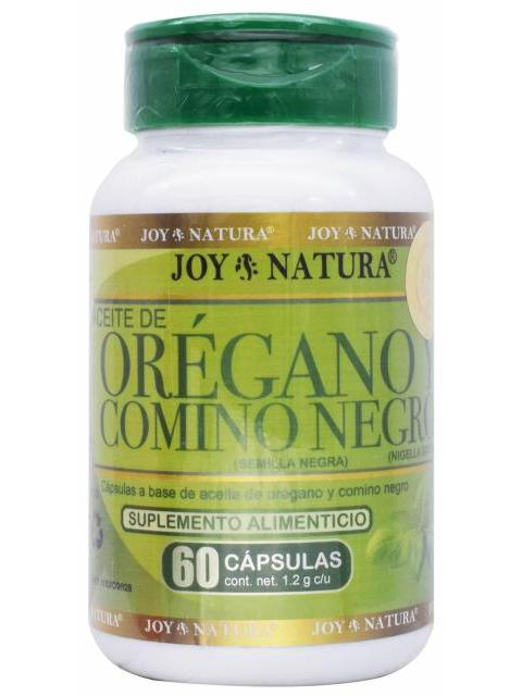 ACEITE DE OREGANO Y COMINO NEGRO 60 CAP JOY NATURA