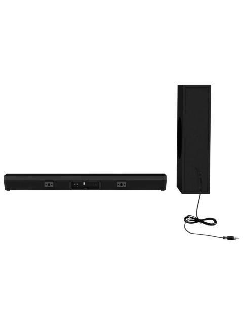 ACTECK BARRA DE SONIDO CON SUBWOOFER DYNAMIC TRIM BS670 BLUETOOTH ALAMBRICO-INALAMBRICO 2.1 CANALES 70W RMS USB NEGRO