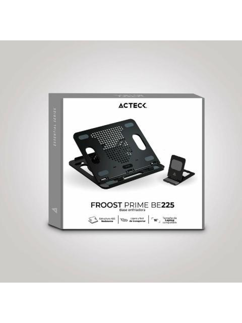 ACTECK BASE ENFRIADORA FROOST PRIME BE225 PARA LAPTOP 17 NEGRO