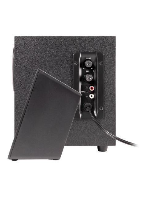 ACTECK BOCINA CON SUBWOOFER ELANT ACT AS470 ALAMBRICO 2.1 CANALES 6W RMS 3.5MM NEGRO