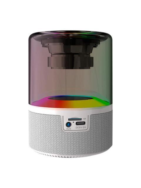 ACTECK BOCINA PORTATIL GLEE PURE AP30 BLUETOOTH INALAMBRICO 5W RMS USB-C BLANCO