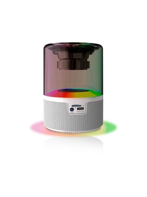 ACTECK BOCINA PORTATIL GLEE PURE AP30 BLUETOOTH INALAMBRICO 5W RMS USB-C BLANCO