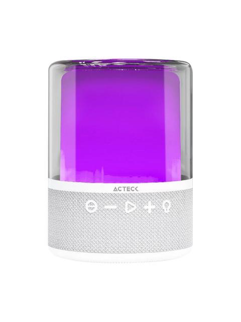 ACTECK BOCINA PORTATIL GLEE PURE AP50 BLUETOOTH INALAMBRICO 40W RMS USB-C BLANCO