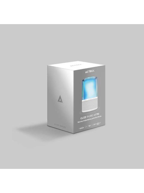ACTECK BOCINA PORTATIL GLEE PURE AP70 BLUETOOTH INALAMBRICO 40W RMS USB-C BLANCO