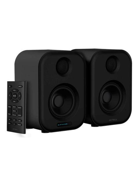 ACTECK BOCINAS DYNAMIC EXACT BS650 ALAMBRICO-INALAMBRICO BLUETOOTH 2.0 CANALES 50W RMS USB NEGRO