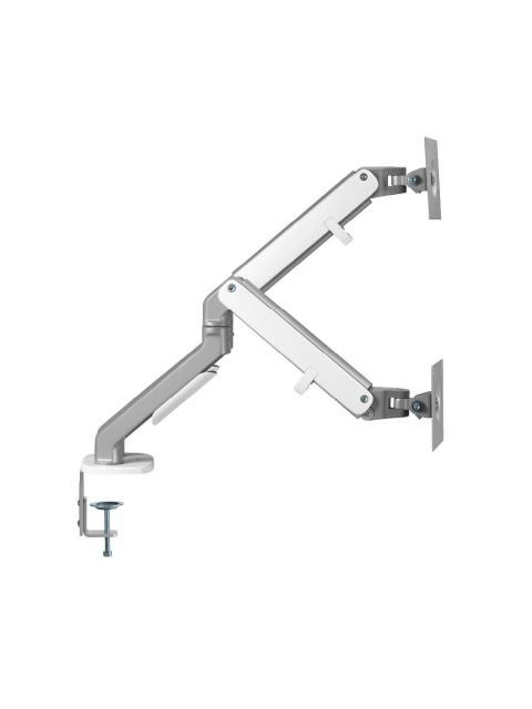 ACTECK BRAZO ARTICULADO DE ESCRITORIO PARA 2 MONITORES 17 - 32 HASTA 9KG GRIS-BLANCO