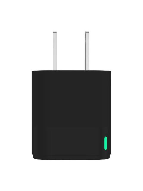 ACTECK CARGADOR DE PARED ENERGON PRIME 20W 1X USB-A-1X USB-C NEGRO