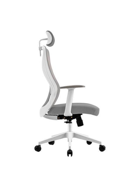 ACTECK SILLA EJECUTIVA FLOE PRO EC737 RESPALDO DE MALLA REPOSABRAZOS BLANCO