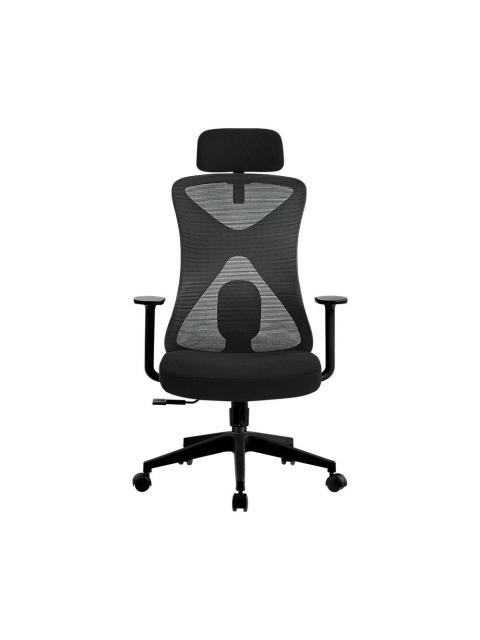 ACTECK SILLA EJECUTIVA FLOE PRO EC737 RESPALDO DE MALLA REPOSABRAZOS NEGRO