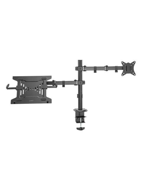 ACTECK SOPORTE DE ESCRITORIO PARA 1 MONITOR 10 - 32 HASTA 9 KG NEGRO
