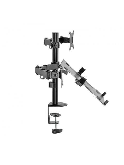 ACTECK SOPORTE DE ESCRITORIO PARA 1 MONITOR 10 - 32 HASTA 9 KG NEGRO
