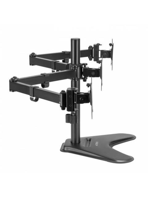 ACTECK SOPORTE DE ESCRITORIO PARA 3 MONITORES 17 - 27 HASTA 21KG