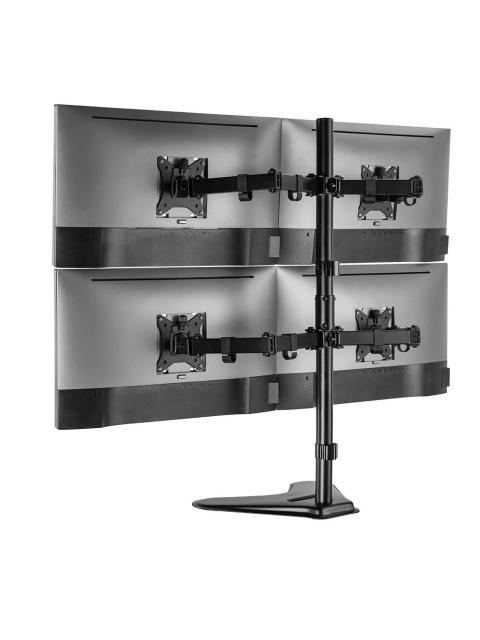 ACTECK SOPORTE DE ESCRITORIO PARA 4 MONITORES 17 - 32 HASTA 36.3KG