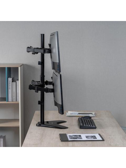ACTECK SOPORTE DE ESCRITORIO PARA 4 MONITORES 17 - 32 HASTA 36.3KG