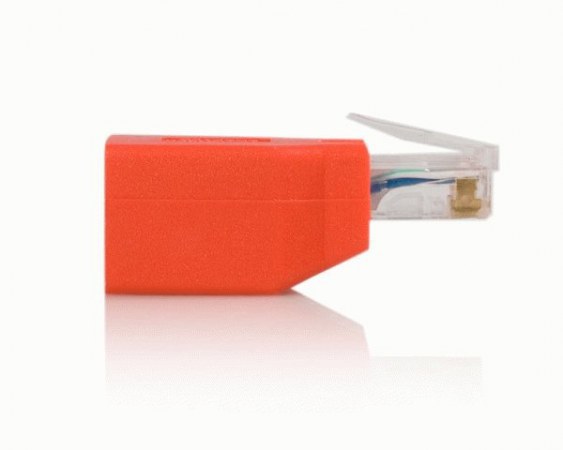 STARTECH  JACK CATEGORIA 6 - CROSSOVER ETHERNET ROJO