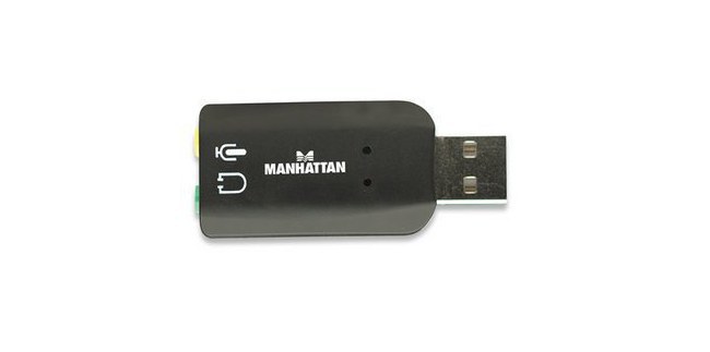 MANHATTAN ADAPTADOR DE AUDIO 3-D USB DE ALTA VELOCIDAD 5.1