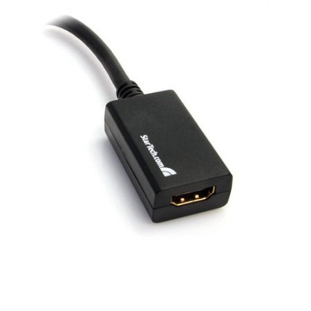 STARTECH  ADAPTADOR DISPLAYPORT 1.2 MACHO - HDMI HEMBRA 1080P NEGRO