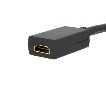 STARTECH  ADAPTADOR DISPLAYPORT 1.2 MACHO - HDMI HEMBRA 1080P NEGRO