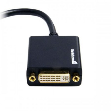 STARTECH  CABLE DISPLAYPORT 1.2 MACHO - DVI HEMBRA 15CM 1080P NEGRO