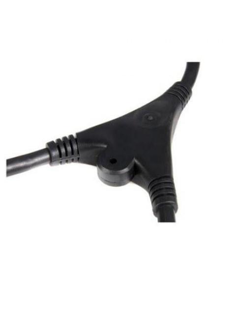 STARTECH  CABLE DE PODER C14 MACHO - 2X C13 HEMBRA 3 METROS NEGRO