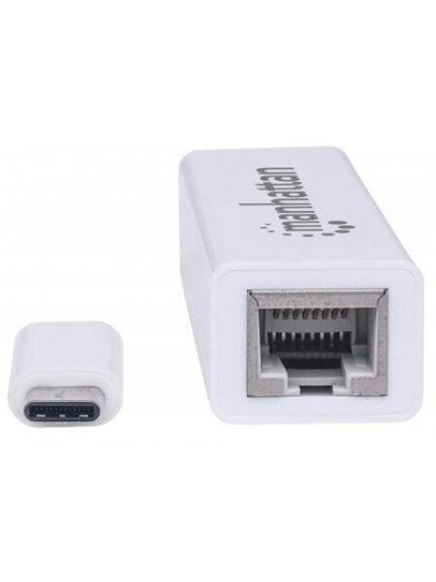 MANHATTAN TARJETA DE RED 507585 DE 1 PUERTO 100MBIT-S USB-C