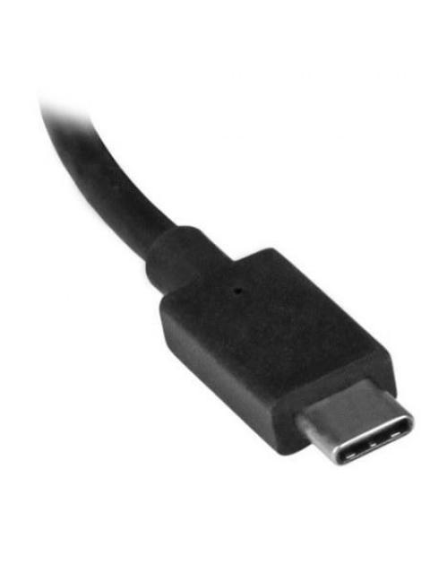STARTECH  DIVISOR MULTIPLICADOR USB C - DISPLAYPORT 2 PUERTOS NEGRO