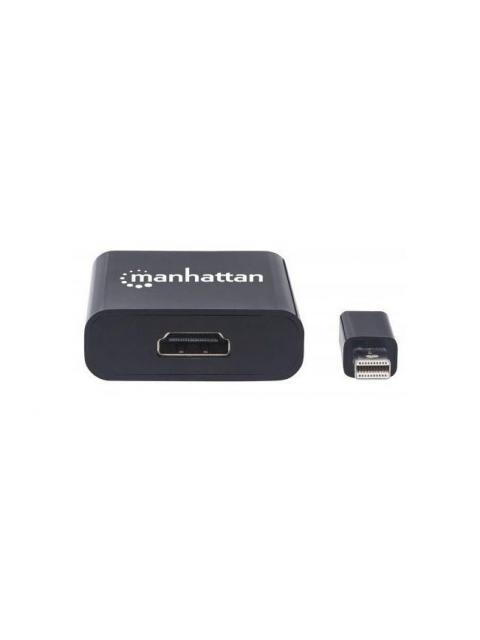 MANHATTAN ADAPTADOR MINI DISPLAYPORT 1.2 MACHO - HDMI HEMBRA 4K 60HZ NEGRO