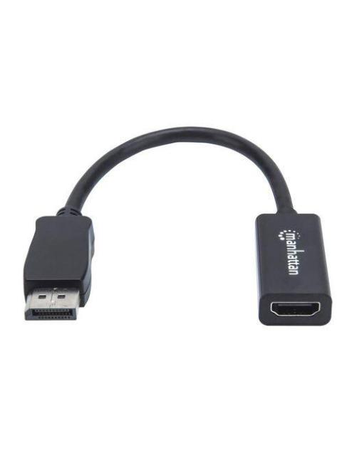ADAPTADOR MANHATTAN DISPLAYPORT MACHO - HDMI HEMBRA 15CM 151634