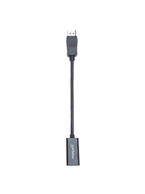 ADAPTADOR MANHATTAN DISPLAYPORT MACHO - HDMI HEMBRA 15CM 151634