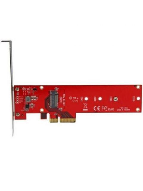 STARTECH  TARJETA PCI EXPRESS X4 M.2 PARA SSD ROJO