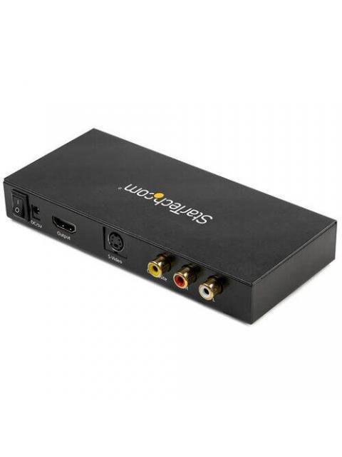 STARTECH  ADAPTADOR S-VIDEO - HDMI CON AUDIO NEGRO