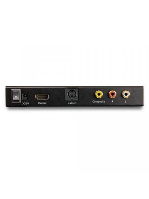 STARTECH  ADAPTADOR S-VIDEO - HDMI CON AUDIO NEGRO