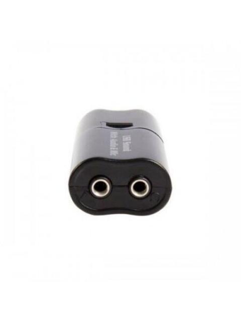 STARTECH  ICUSBAUDIOB ADAPTADOR DE AUDIO USB A - 2X 3.5MM NEGRO