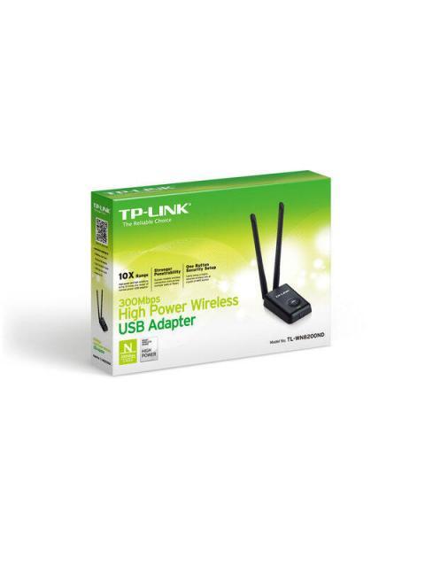 TP-LINK ADAPTADOR DE RED USB TL-WN8200ND INALAMBRICO 2.4GHZ CON 2 ANTENAS DE 5DBI