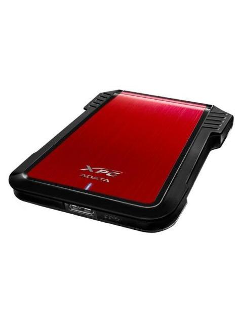 ADATA GABINETE DE DISCO DURO EX500 2.5 SATA III USB 3.1 NEGRO-ROJO