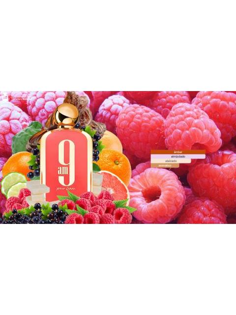 AFNAN 9AM POUR FEMME 100ML EDP (ROSA)
