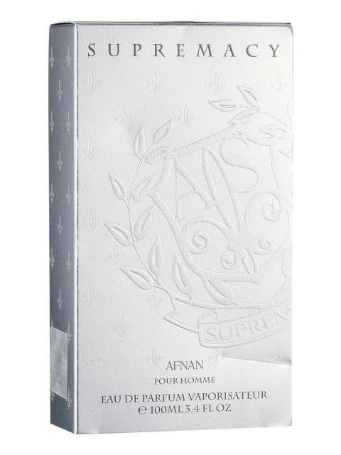 AFNAN SUPREMACY SILVER 100 ML EAU DE PARFUM HOMBRES