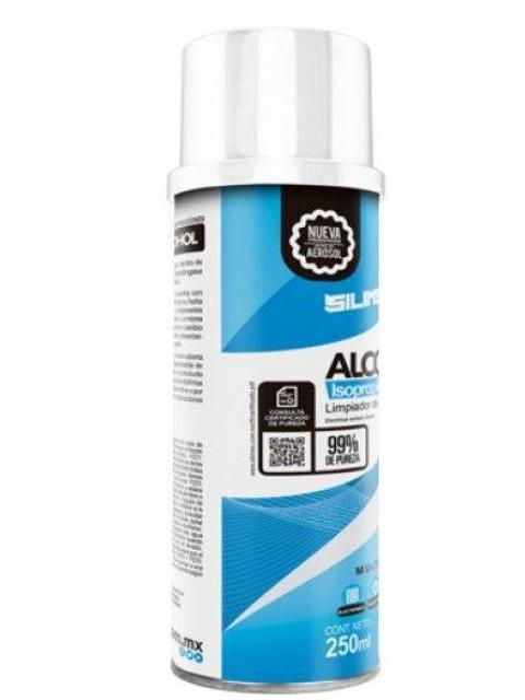 ALCOHOL ISOPROPILICO SILIMEX 250ML PARA LIMPIEZA DE QUIPO DE COMPUTO 750300219631
