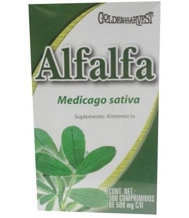 ALFALFA 300 COMPRIMIDOS GOLDEN HARVEST