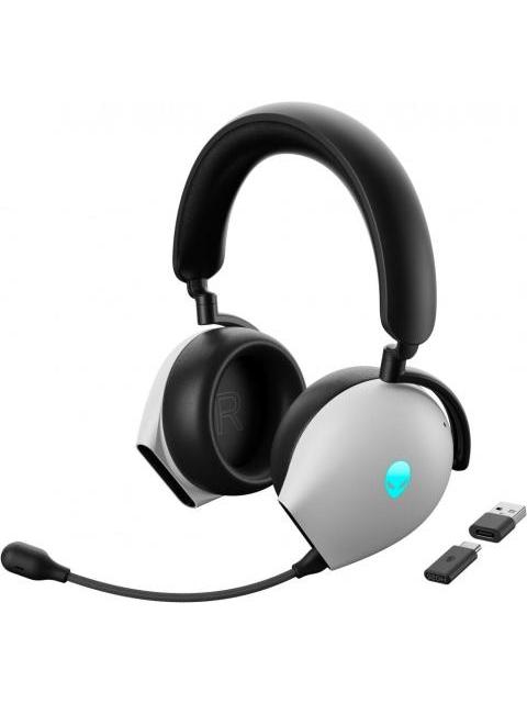 ALIENWARE AUDIFONOS GAMER AW920H ALAMBRICO-INALAMBRICO 2 METROS + 1.5 METROS BLUETOOTH-3.5MM BLANCO LUNAR